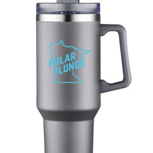 40 oz Gray Tumbler